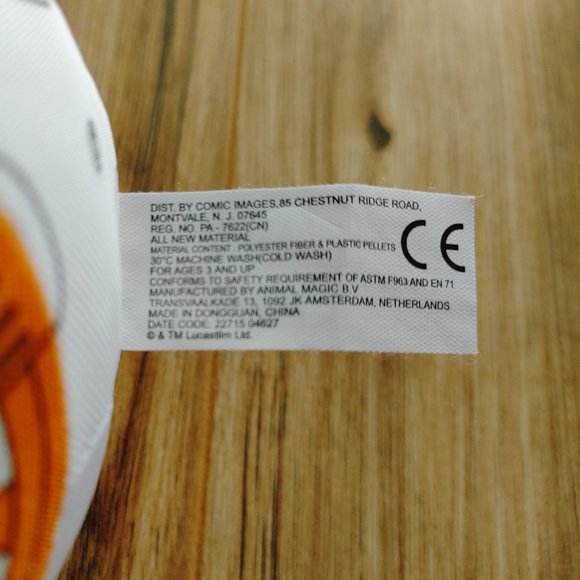 Disney Star Wars BB-8 DROID PLUSH 6" Stuffed Animal Toy BB8 NEW - Picture 5 of 5